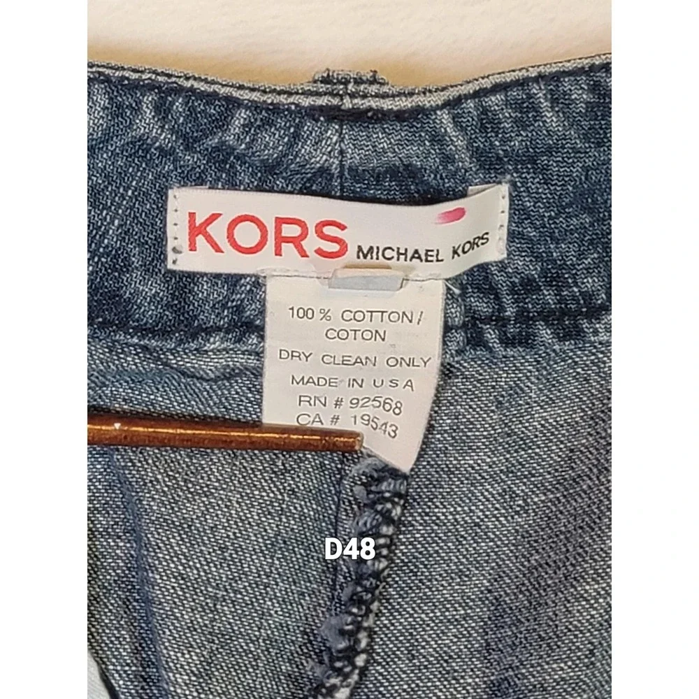 Vintage Michael Kors 90s Bootcut Jeans Blue Denim Trousers Western 38x33 Size 14